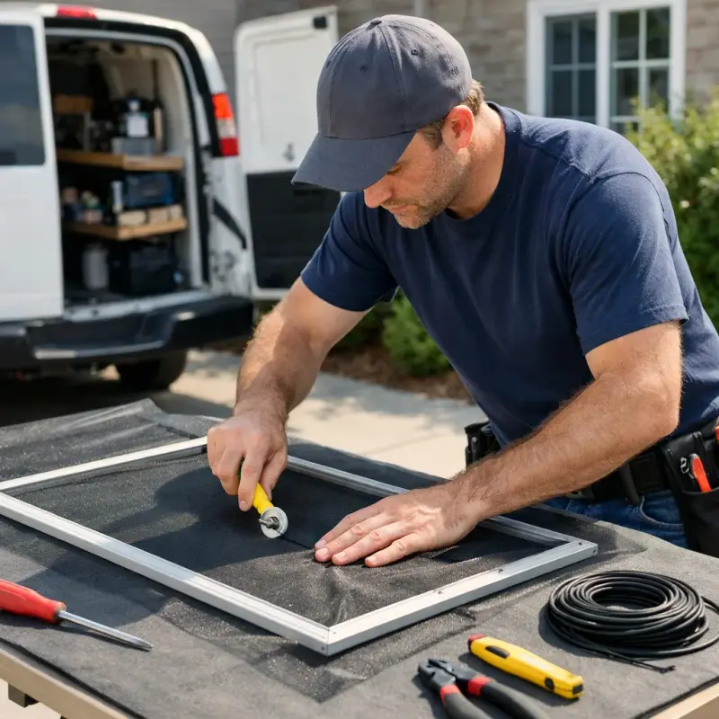 Window Screen Repair Partlow
